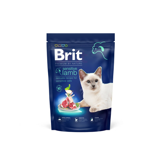Brit Premium Adult Cat Dry Food Sensitive Lamb