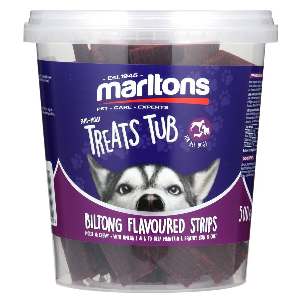 Marltons Semi Moist Biltong Strips 500g