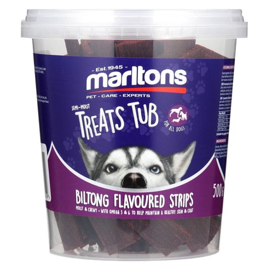 Marltons Semi Moist Biltong Strips 500g