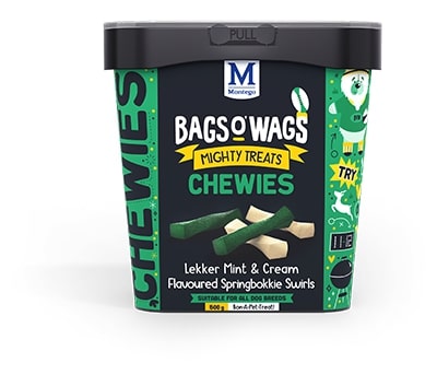 Montego Bags O' Wags Springbokkie Swirls 500g