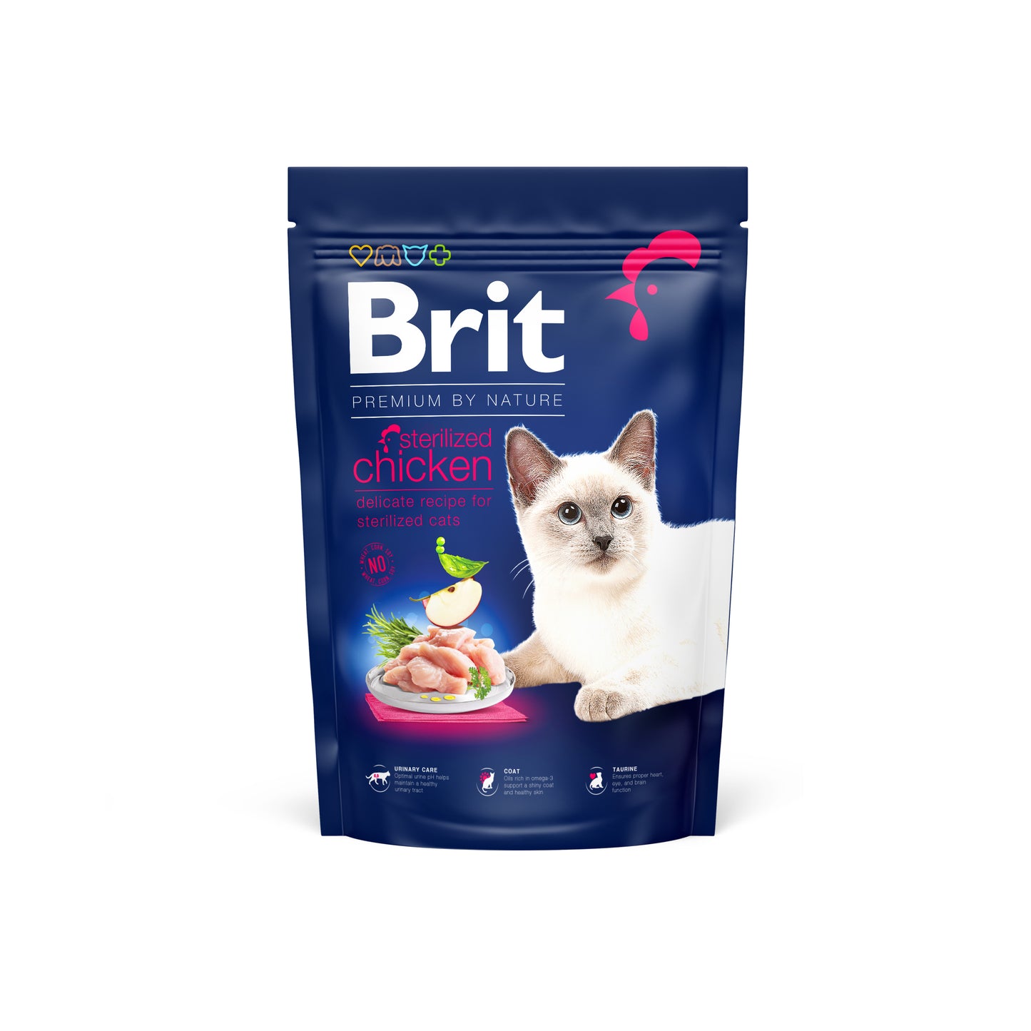 Brit Premium Sterilised Adult Cat Dry Food - Chicken
