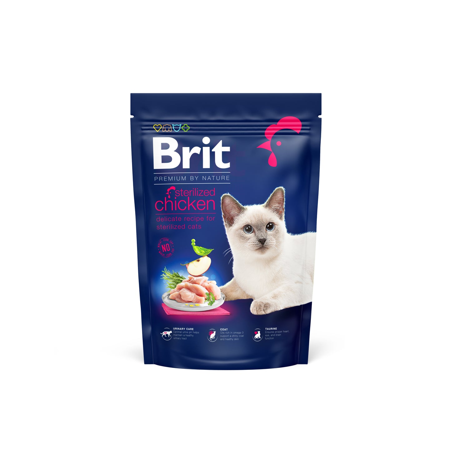 Brit Premium Sterilised Adult Cat Dry Food - Chicken