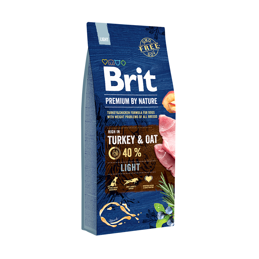Brit Premium Dog Adult Dry Food Light Turkey and Oat