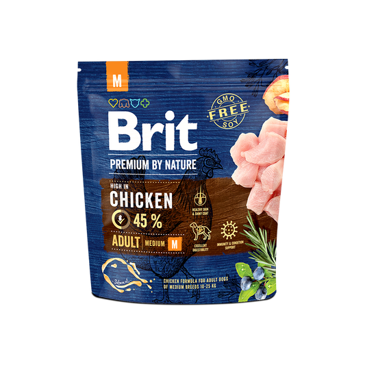 Brit Premium Dog Dry Food Adult Medium