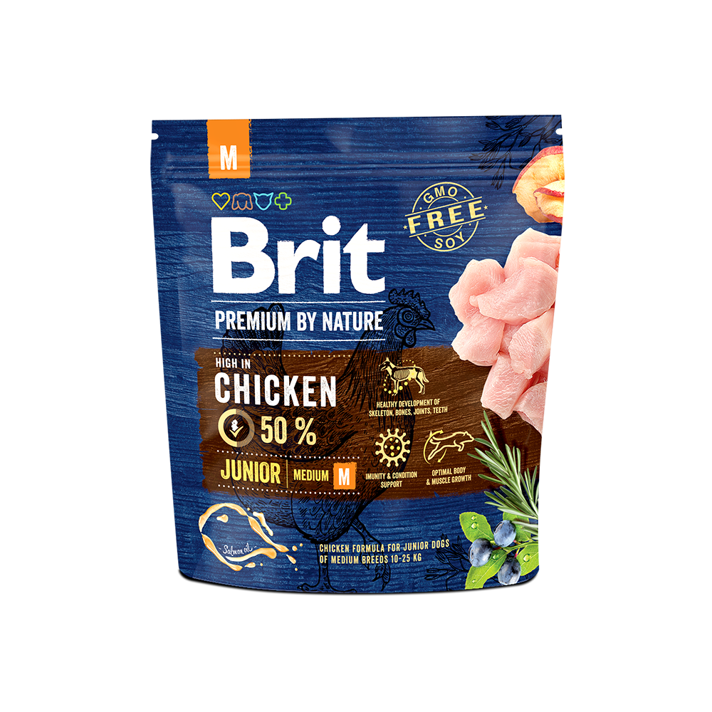 Brit Premium Dog Dry Food Junior Medium