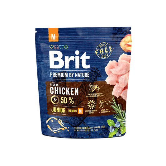 Brit Premium Dog Dry Food Junior Medium