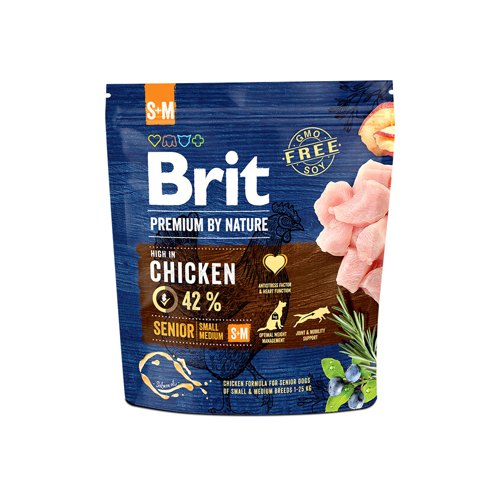 Brit Premium Dog Dry Food Senior Small & Medium