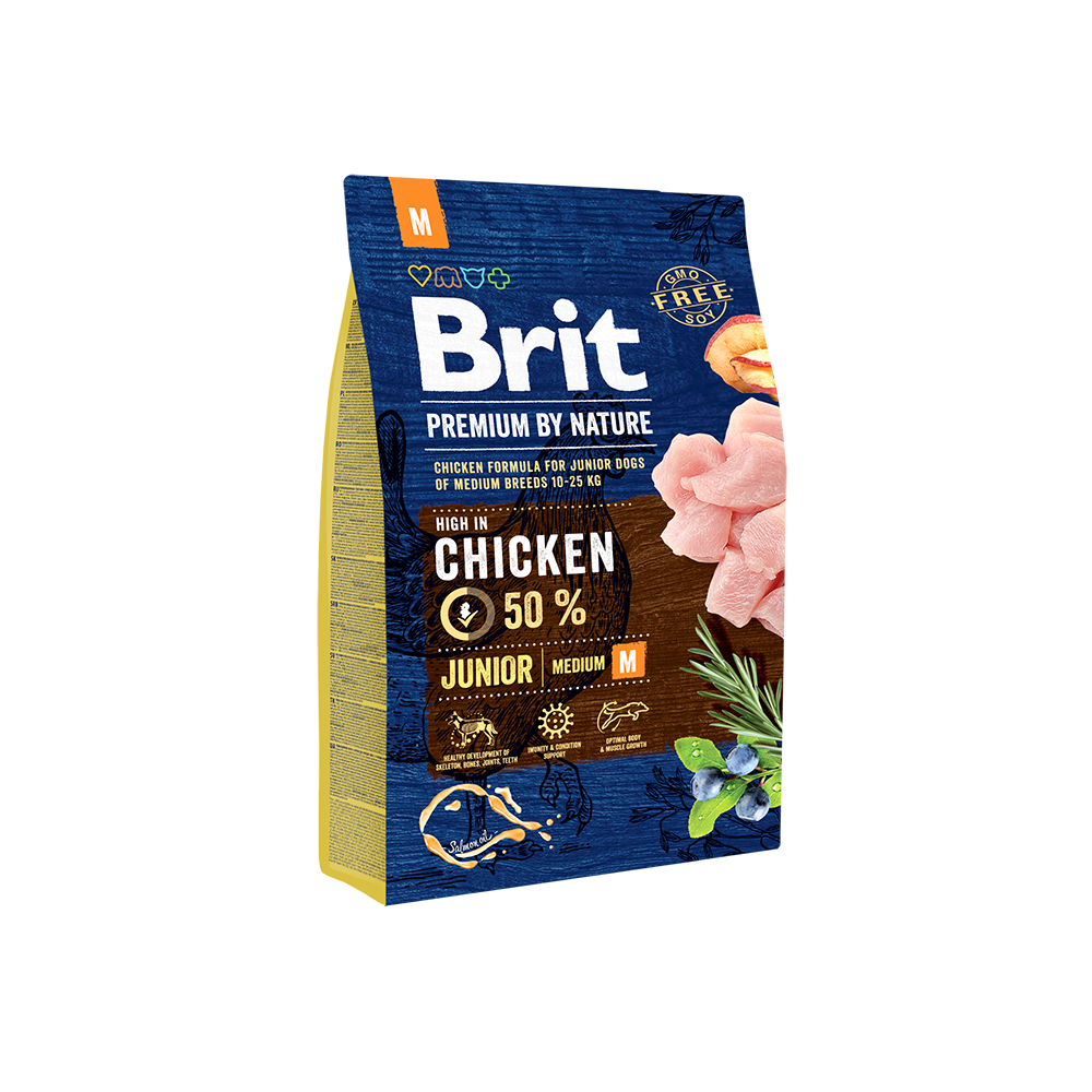 Brit Premium Dog Dry Food Junior Medium