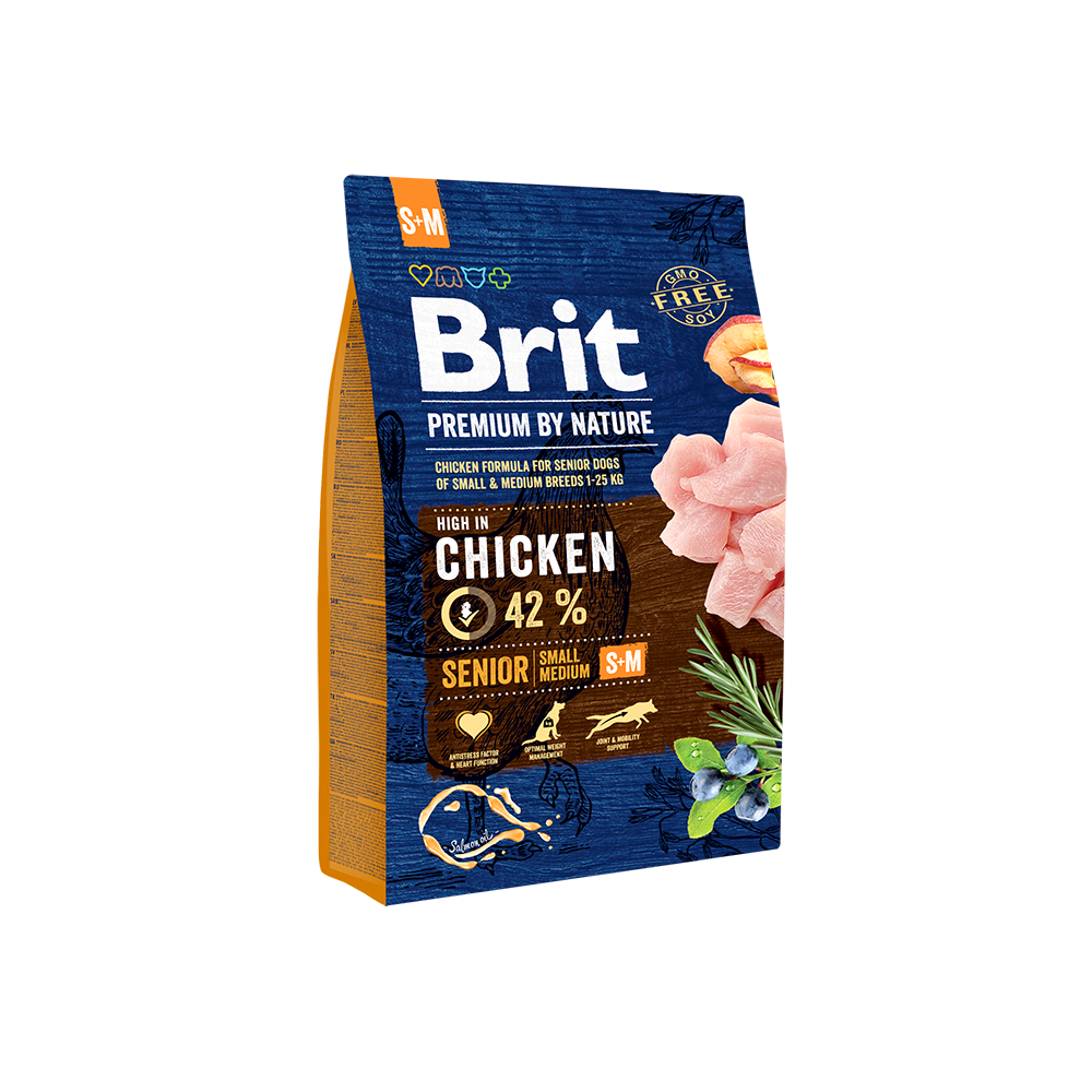 Brit Premium Dog Dry Food Senior Small & Medium