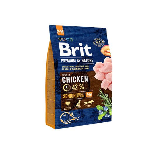 Brit Premium Dog Dry Food Senior Small & Medium