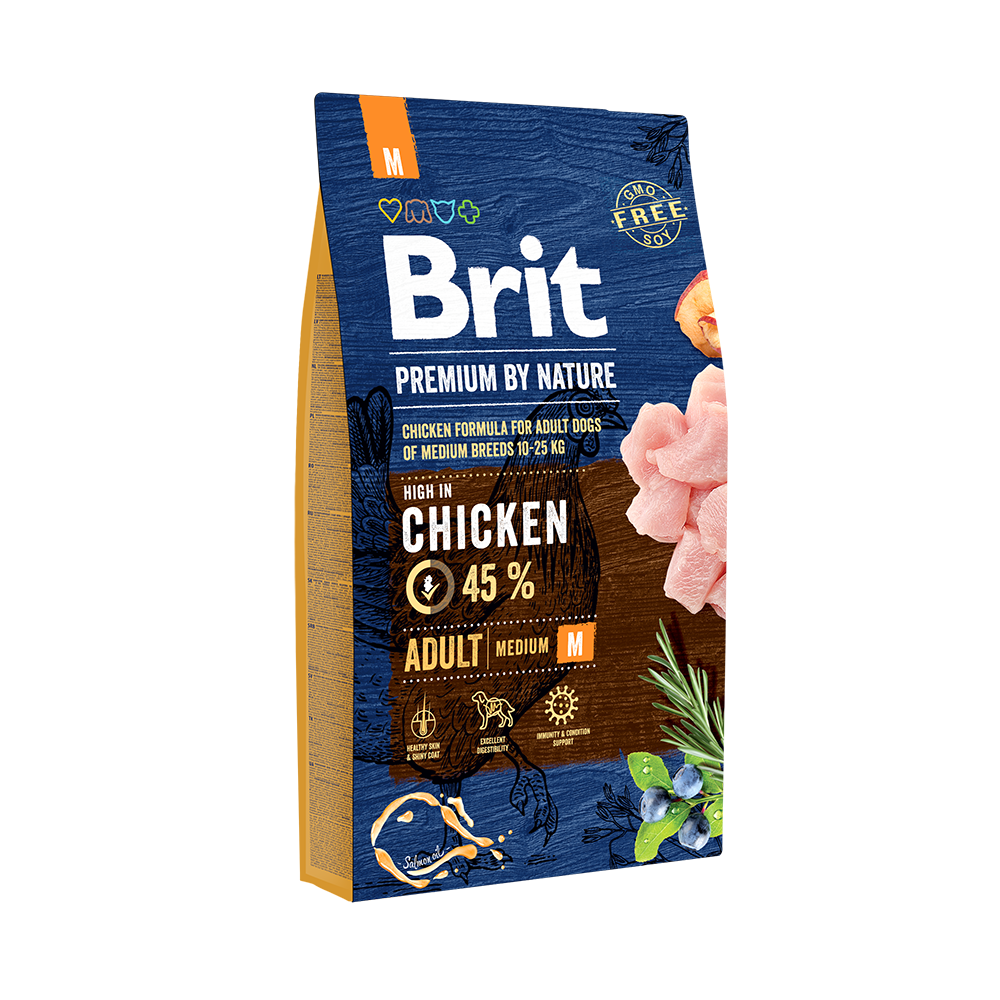 Brit Premium Dog Dry Food Adult Medium