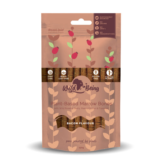 Wild Being Plant Based Marrow Bones - Bacon -150g