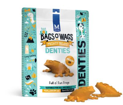 Montego Bags O' Wags Denties Frogs M 440g
