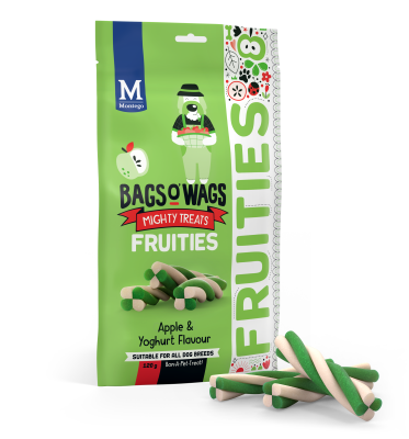 Montego Bags O' Wags Fruities Apple & Yoghurt 120g