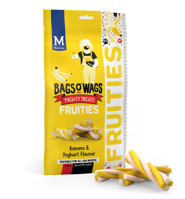 Montego Bags O' Wags Fruities Banana & Yoghurt 120g