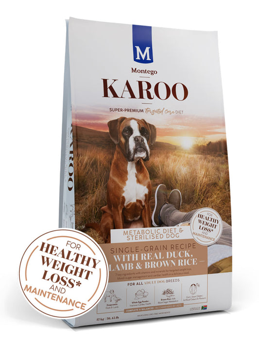 Montego Karoo Duck & Lamb (Metabolic & Sterilised) 3kg