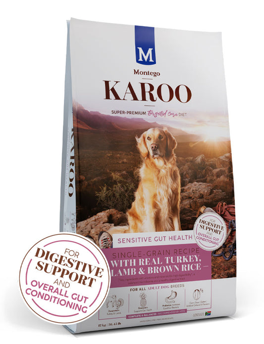Montego Karoo Turkey & Lamb (Sensitive Gut Health) 3kg