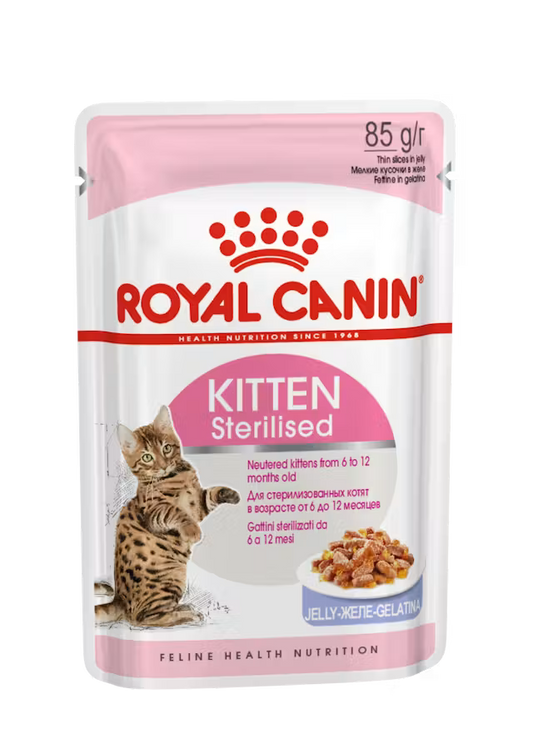 Royal Canin Kitten Sterilised in Jelly Pouch