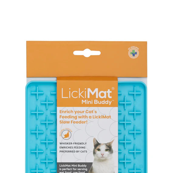 LickiMat Cat Mini Buddy Turquoise
