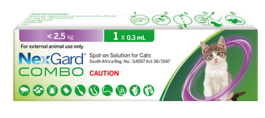 Nexgard Spot-on Combo Cat (<2.5kg)