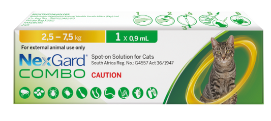 Nexgard Spot-on Combo Cat (2.5 - 7.5kg)