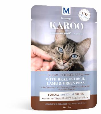 Montego Karoo Wet Cat Ostrich & Peas 12 x 85g